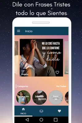 Frases de Decepción y Tristeza android App screenshot 11