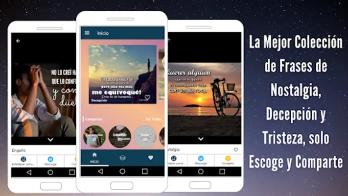 Frases de Decepción y Tristeza android App screenshot 1