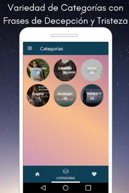 Frases de Decepción y Tristeza android App screenshot 6