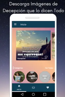 Frases de Decepción y Tristeza android App screenshot 7