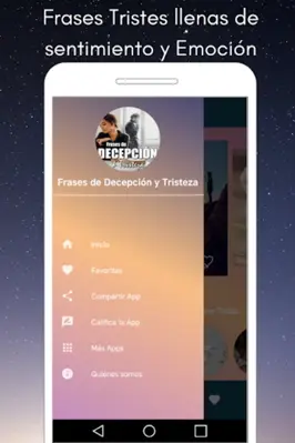Frases de Decepción y Tristeza android App screenshot 8